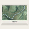 Ursina, Pennsylvania map print, the full design