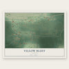 Yellow Bluff, Alabama map print, the full design