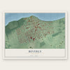 Beverly, New Jersey map print, the full design