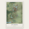 Ave Maria, Florida map print, the full design