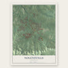 Nolensville, Tennessee map print, the full design