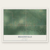 Breedsville, Michigan map print, the full design
