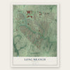 Long Branch, Virginia map print, the full design