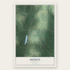 Medon, Tennessee map print, the full design