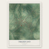 Trezevant, Tennessee map print, the full design
