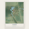 Louise, Mississippi map print, the full design