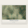 Wixon Valley, Texas map print, the full design