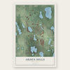 Arden Hills, Minnesota map print, the full design