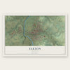 Elkton, Virginia map print, the full design