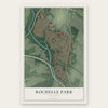 Rochelle Park, New Jersey map print, the full design