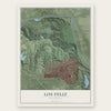 Los Feliz, California map print, the full design