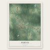Purvis, Mississippi map print, the full design