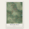 Moscow Mills, Missouri map print, the full design