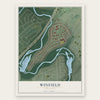 Winfield, New Jersey map print, the full design