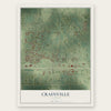 Crainville, Illinois map print, the full design