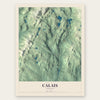 Calais, Vermont map print, the full design