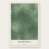 Browndell, Texas map print, the full design