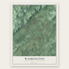 Washington, Warren County, New Jersey map print, the full design