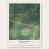 Kellyton, Alabama map print, the full design