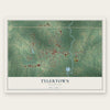 Tylertown, Mississippi map print, the full design