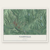 Nashville, Indiana map print, the full design