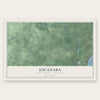 Escanaba, Delta County, Michigan map print, the full design