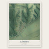 Camden, Missouri map print, the full design