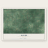 Barre, New York map print, the full design
