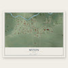 Myton, Utah map print, the full design
