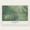 Mackville, Kentucky map print, the full design