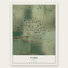 Park, Kansas map print, the full design