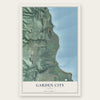 Garden City, Utah map print, the full design