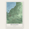 Broadalbin, New York map print, the full design