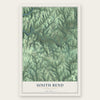 South Bend, Pennsylvania map print, the full design