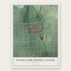 Panway-Braddish Avenue, Maryland map print, the full design