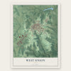 West Union, Ohio map print, the full design