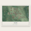Yelm, Washington map print, the full design