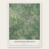 DeFuniak Springs, Florida map print, the full design