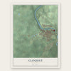 Cloquet, Minnesota map print, the full design