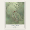 Castle Dale, Utah map print, the full design