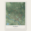 Ramsey, Minnesota map print, the full design