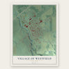 Village of Westfield, New York map print, the full design