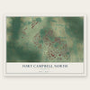 Fort Campbell North, Kentucky map print, the full design