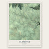 Altamont, Tennessee map print, the full design
