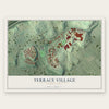 Terrace Village, Pennsylvania map print, the full design