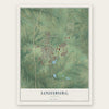 Louisburg, Kansas map print, the full design