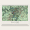 Frankfort, Kentucky map print, the full design
