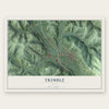 Trimble, Ohio map print, the full design