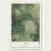 Lee, Florida map print, the full design