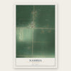 Nashua, Minnesota map print, the full design
